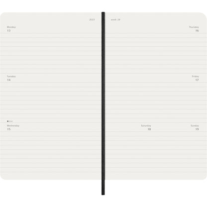 Moleskine Diary 12 Month Weekly Horizontal SC Large Black 2026