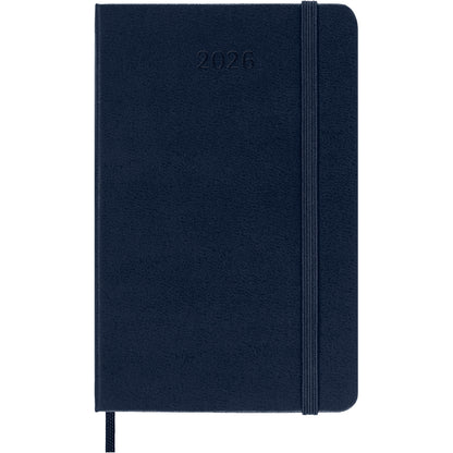 Moleskine Diary 12 Month Daily HC Pocket Sapphire Blue 2026