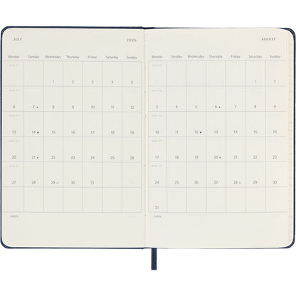 Moleskine Diary 12 Month Daily HC Pocket Sapphire Blue 2026