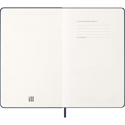 Moleskine Diary 12 Month Daily HC Large Sapphire Blue 2026