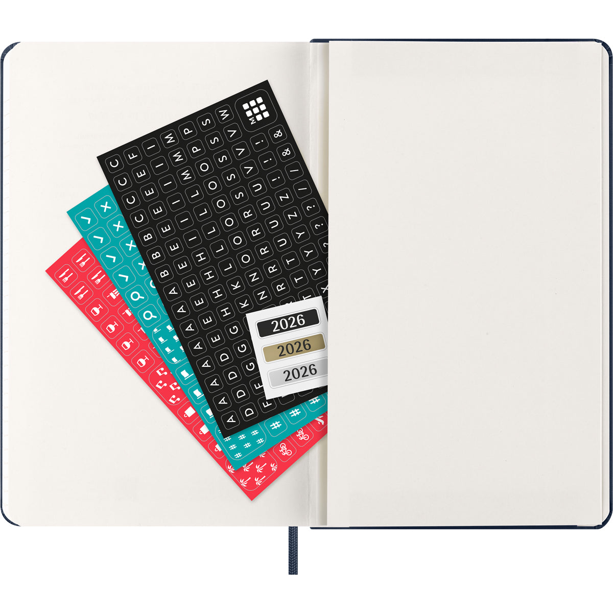 Moleskine Diary 12 Month Weekly + Notes HC Large Sapphire Blue 2026