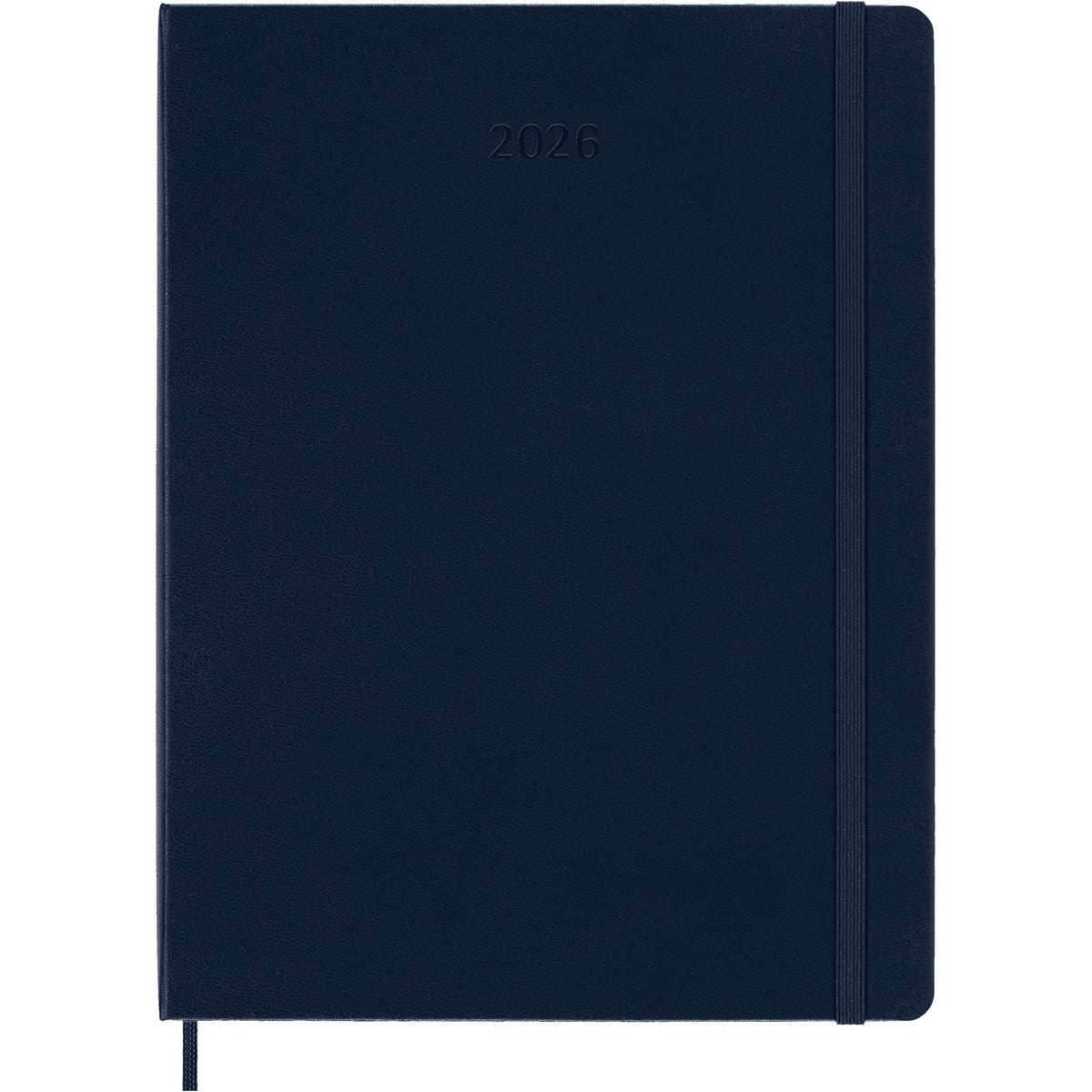 Moleskine Diary 12 Month Weekly + Notes HC XL Sapphire Blue 2026