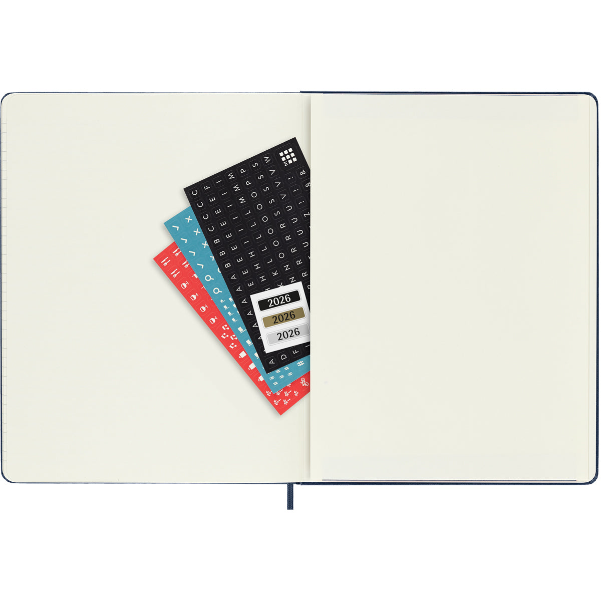 Moleskine Diary 12 Month Weekly + Notes HC XL Sapphire Blue 2026