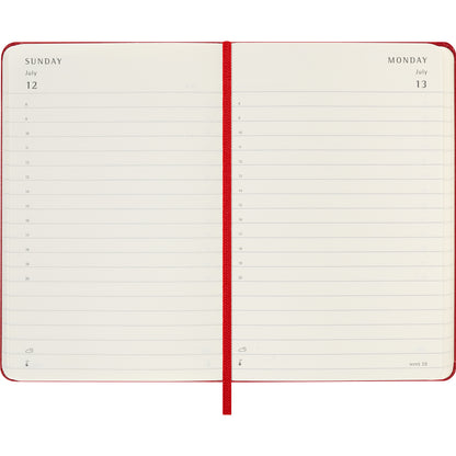Moleskine Diary 12 Month Daily HC Pocket Scarlet Red 2026