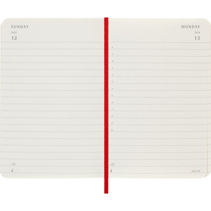 Moleskine Diary 12 Month Daily SC Pocket Scarlet Red 2026