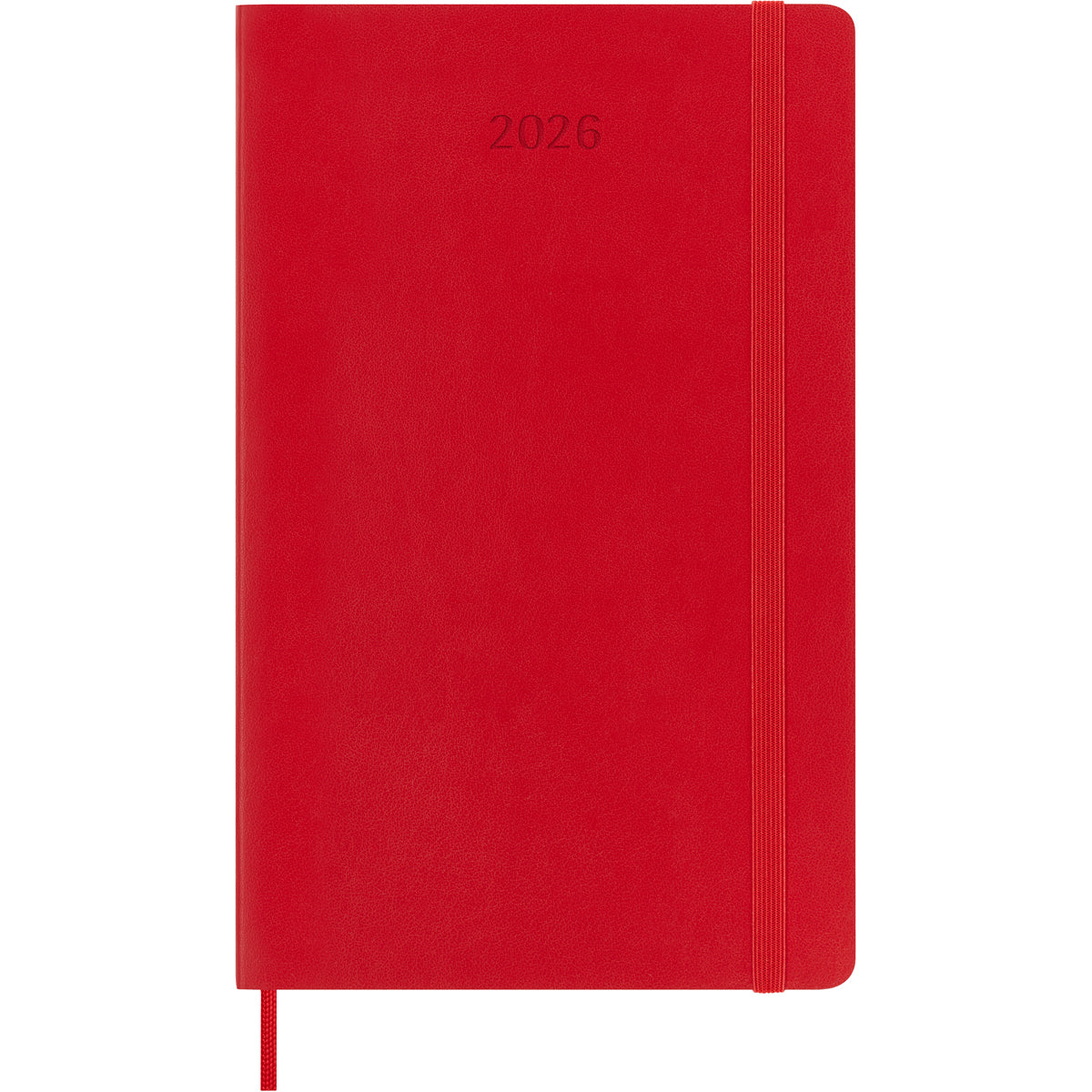 Moleskine Diary 12 Month Daily SC Large Scarlet Red 2026