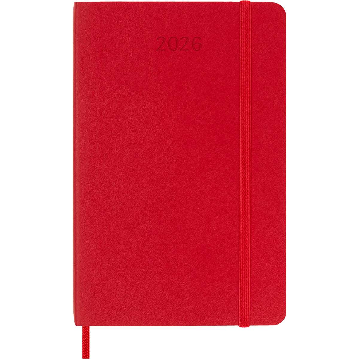 Moleskine Diary 12 Month Weekly + Notes SC Pocket Scarlet Red 2026