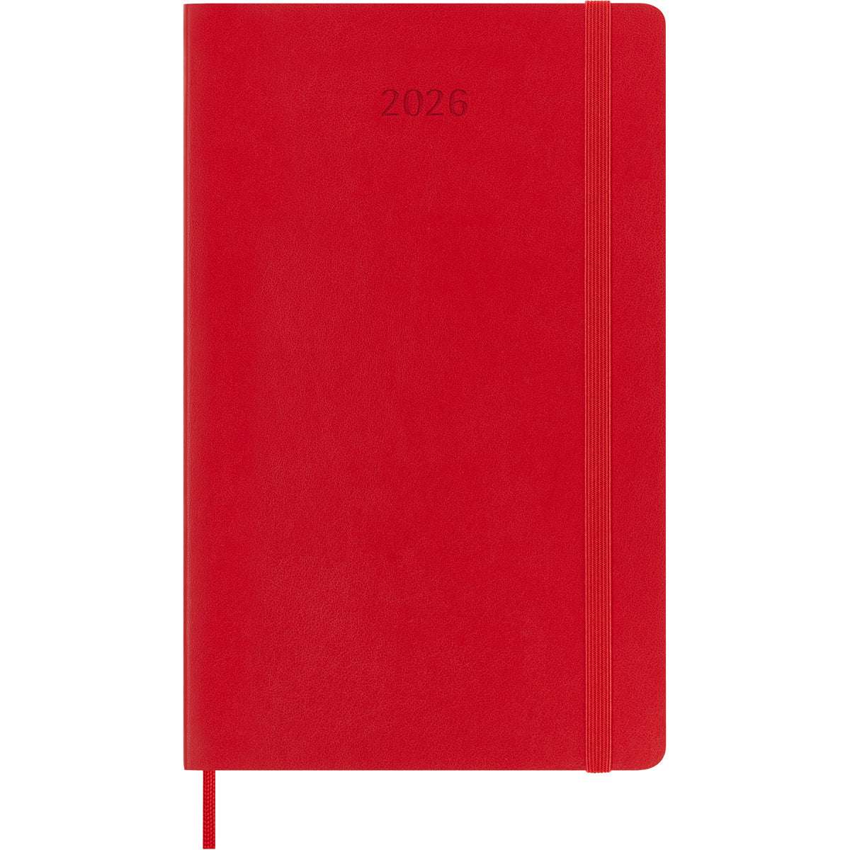 Moleskine Diary 12 Month Weekly + Notes SC Large Scarlet Red 2026