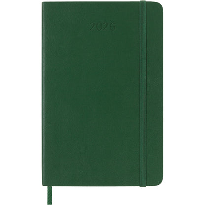 Moleskine Diary 12 Month Daily SC Pocket Myrtle Green 2026