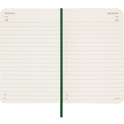 Moleskine Diary 12 Month Daily SC Pocket Myrtle Green 2026
