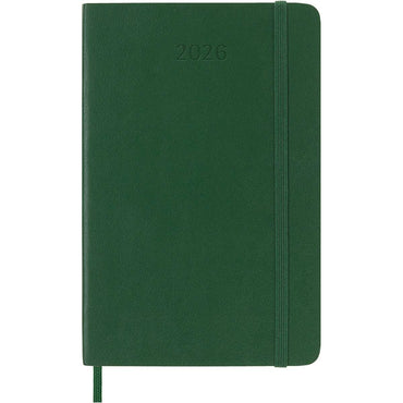 Moleskine Diary 12 Month Weekly + Notes SC Pocket Myrtle Green 2026