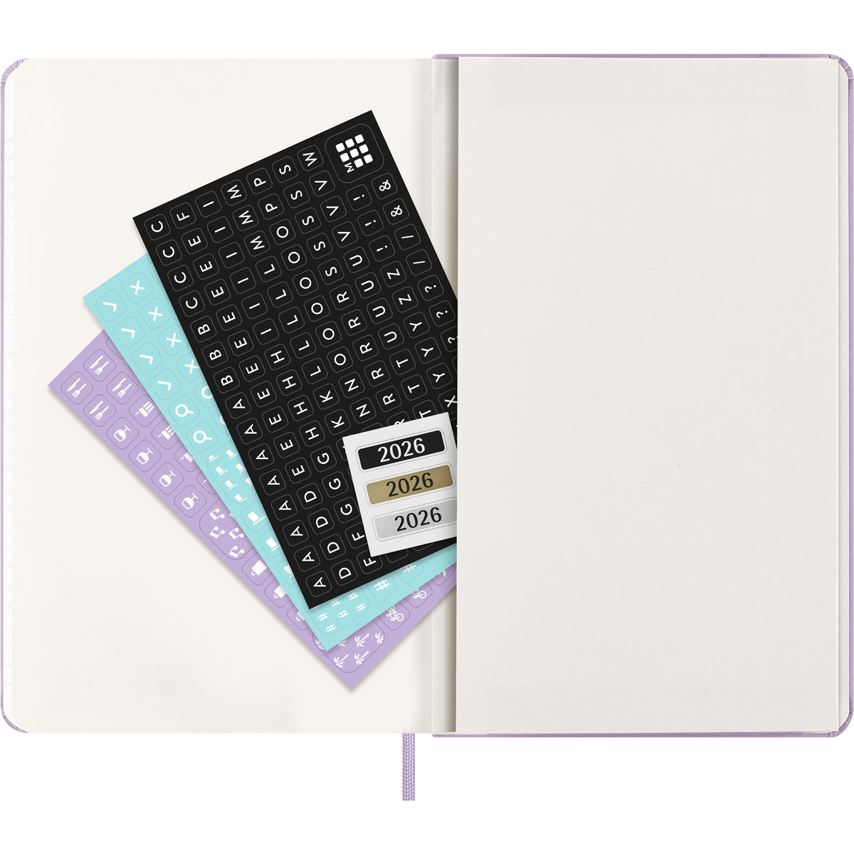 Moleskine Diary 12 Month Daily HC Large Pastel Lilac 2026