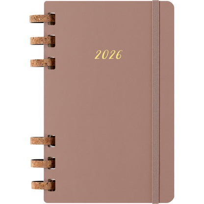 Moleskine 12 Month Spiral Planner HC Large Almond 2026
