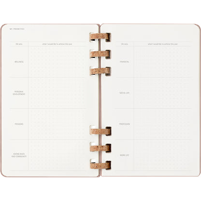 Moleskine 12 Month Spiral Planner HC Large Almond 2026