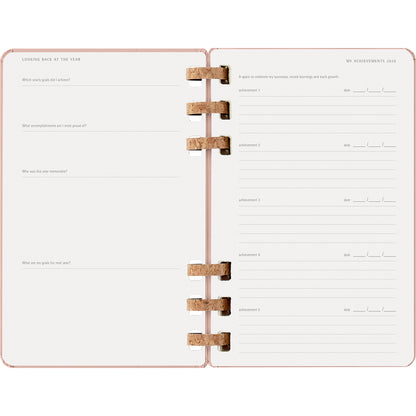 Moleskine 12 Month Spiral Planner HC Large Almond 2026