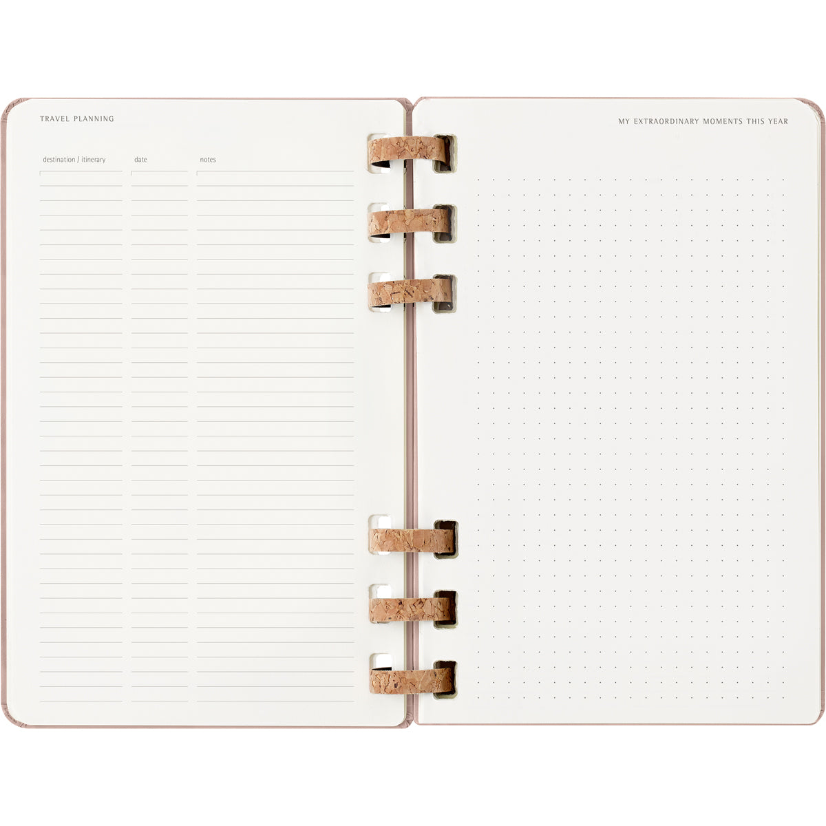 Moleskine 12 Month Spiral Planner HC Large Almond 2026