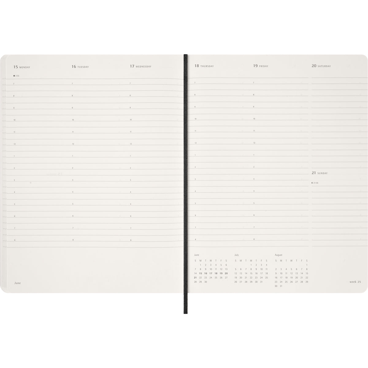 Moleskine 13 Month Essential Planner SC Weekly Vertical XXL Black 2026