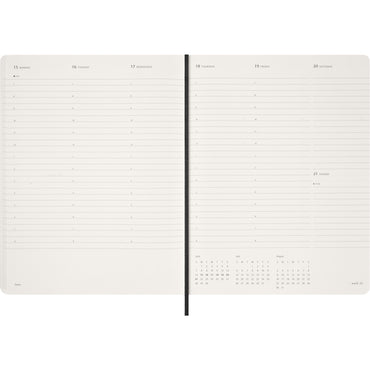 Moleskine 13 Month Essential Planner SC Weekly Vertical XXL Black 2026