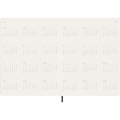 Moleskine 13 Month Essential Planner SC Weekly Vertical XXL Black 2026
