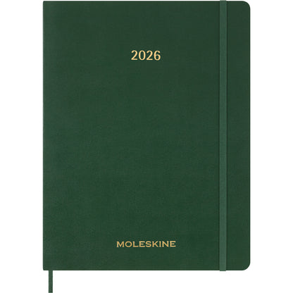 Moleskine 13 Month Essential Planner SC Weekly Vertical XXL Myrtle Green 2026