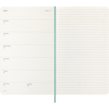 Moleskine Diary 12 Month Weekly + Notes HC Large Precious & Ethical Mamba Sage 2026