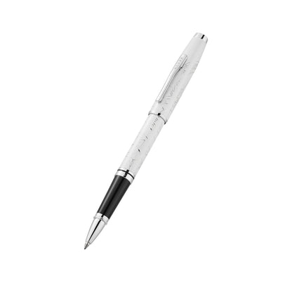 Cross Coventry Zodiac YOT Snake 2025 Pearl White Lacquer with Chrome Appts Rollerball Pen