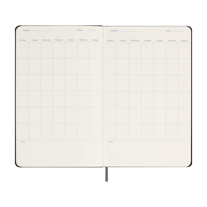 Moleskine Undated Planner Weekly + Notes Large Black