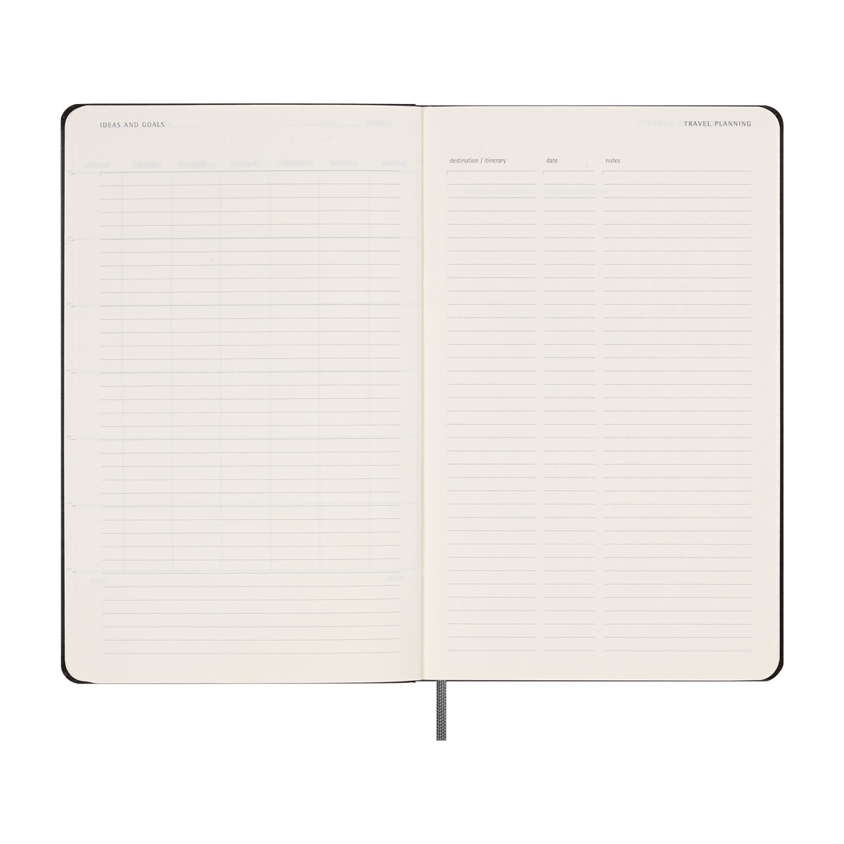 Moleskine Undated Planner Weekly + Notes Large Black