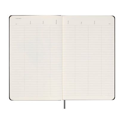 Moleskine Undated Planner Weekly + Notes Large Black