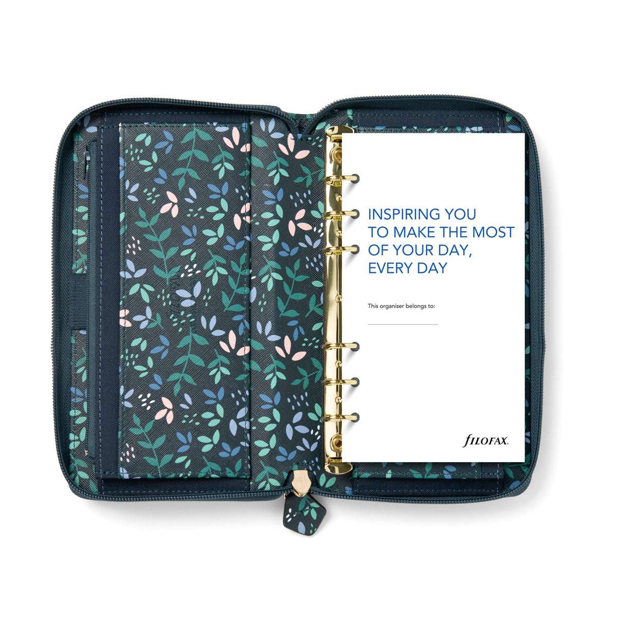 Filofax Organiser Compact Zip Personal Garden