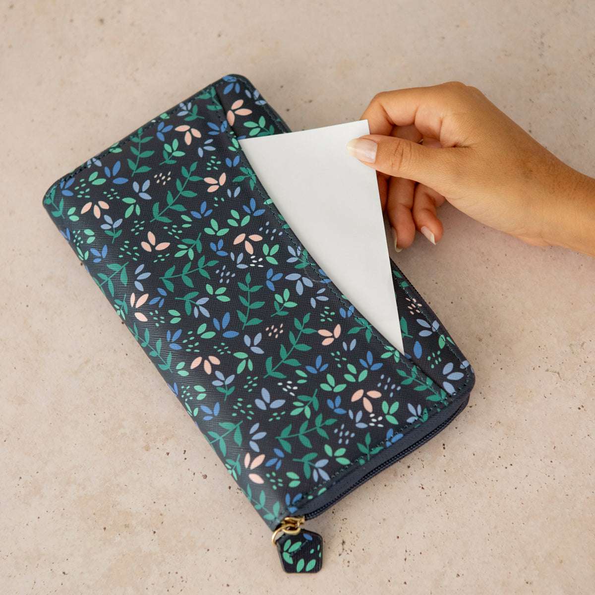 Filofax Organiser Compact Zip Personal Garden