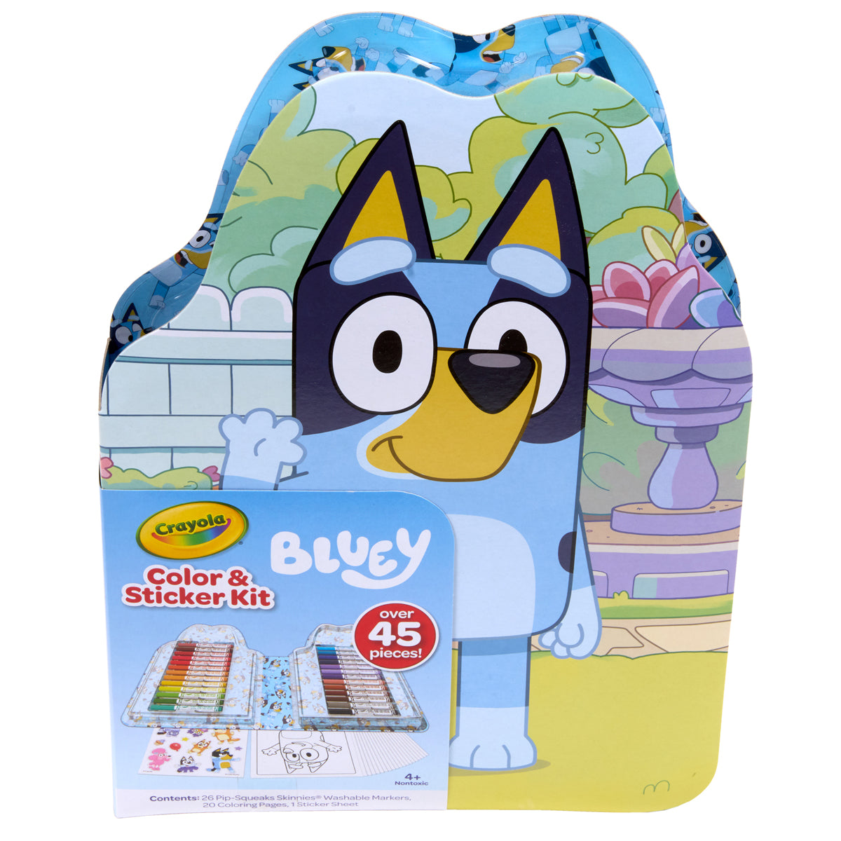 Crayola Color & Sticker Bluey Kit 45 Piece
