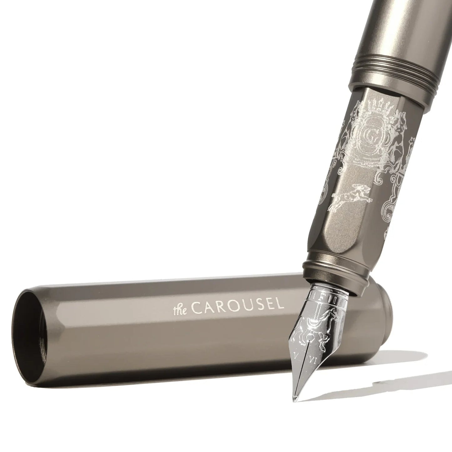 Ferris Wheel Press Highland Smoke Aluminium Carousel Fountain Pens