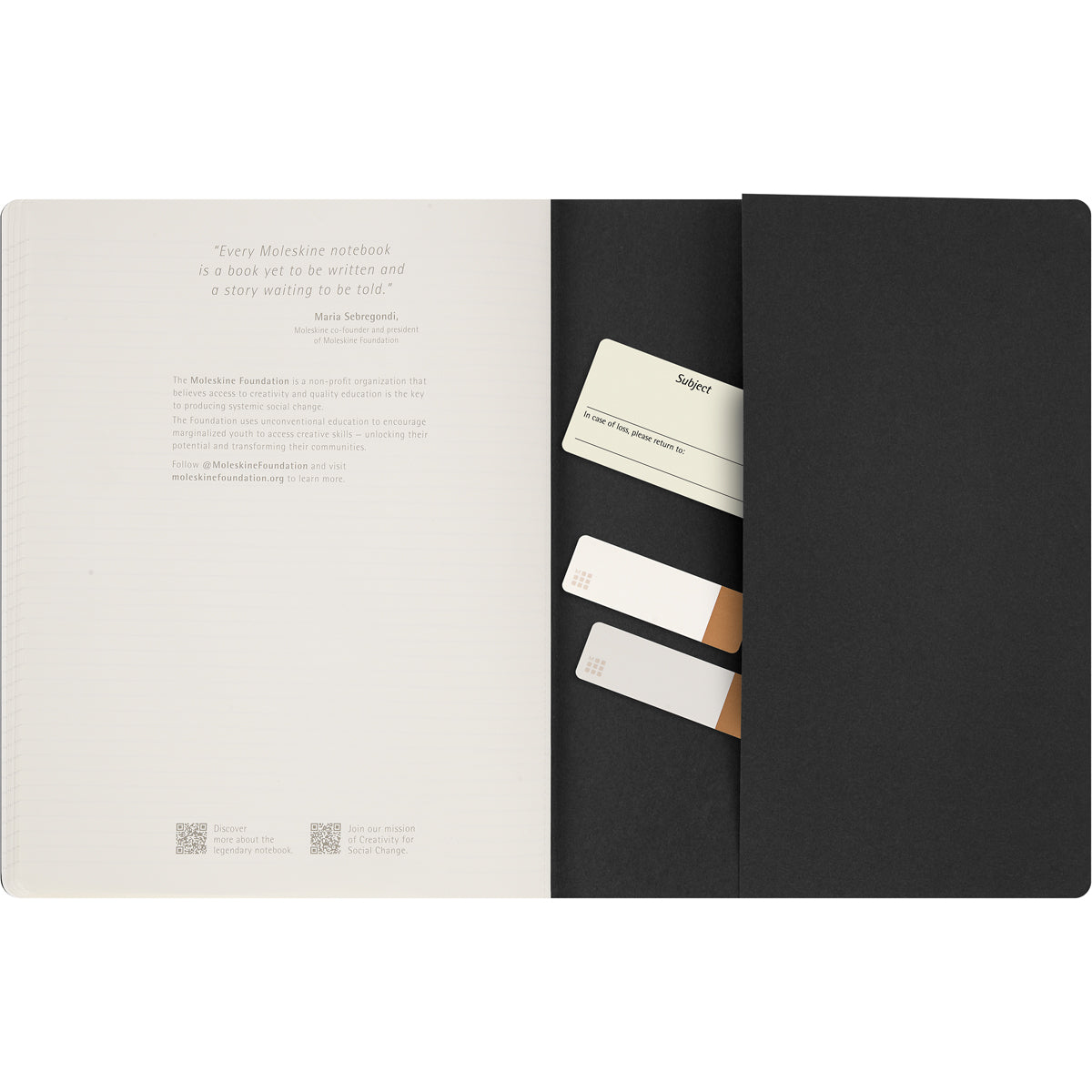 Moleskine Cahier Journal Student XXL Ruled Black