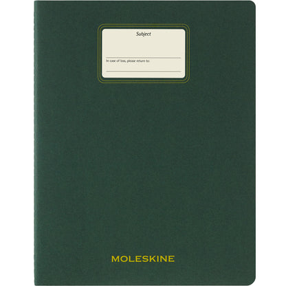 Moleskine Cahier Journal Student XXL Ruled Myrtle Green