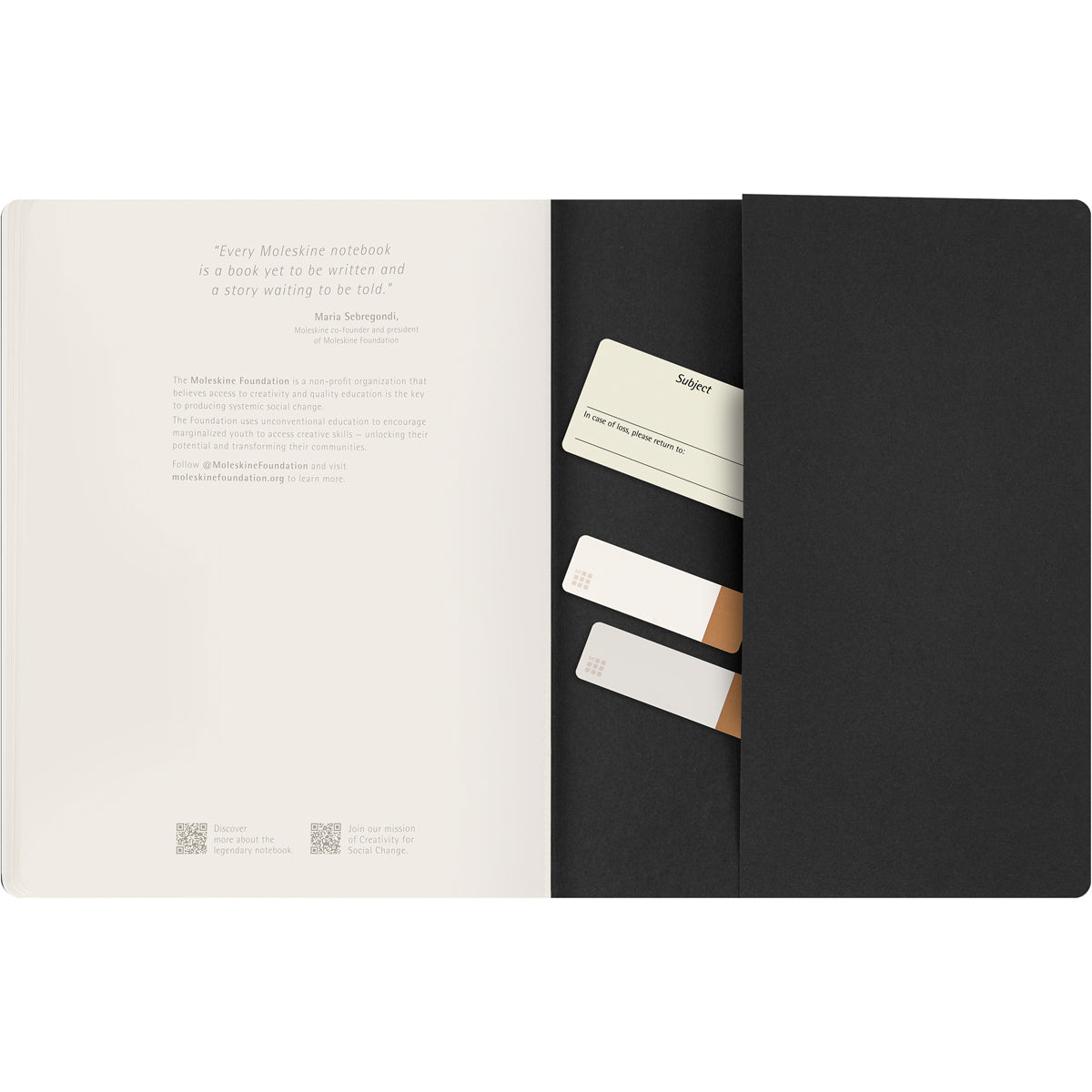 Moleskine Cahier Journal Student XXL Plain Black