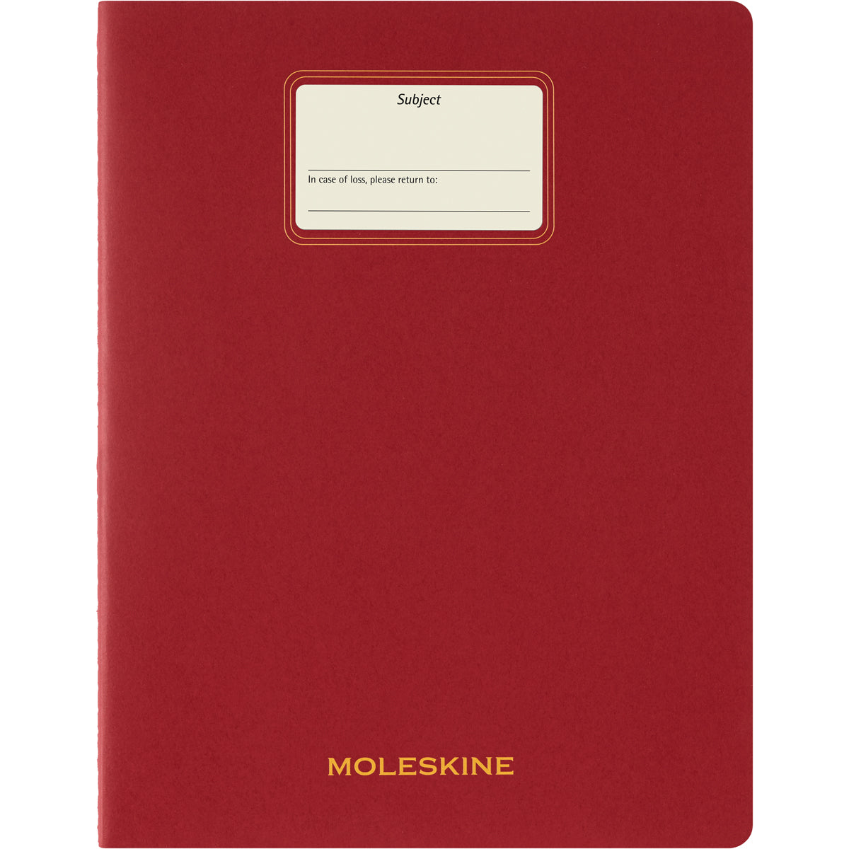Moleskine Cahier Journal Student XXL Plain Red
