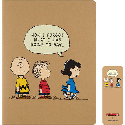 Moleskine LE Cahier Journals Peanuts XL Asst. Ruled  Pk 3