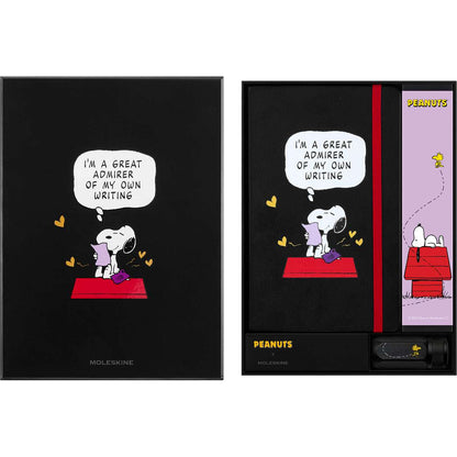 Moleskine LE Set Peanuts NB Large Ruled + 12 Blackwing Soft Pencils + Sharpener