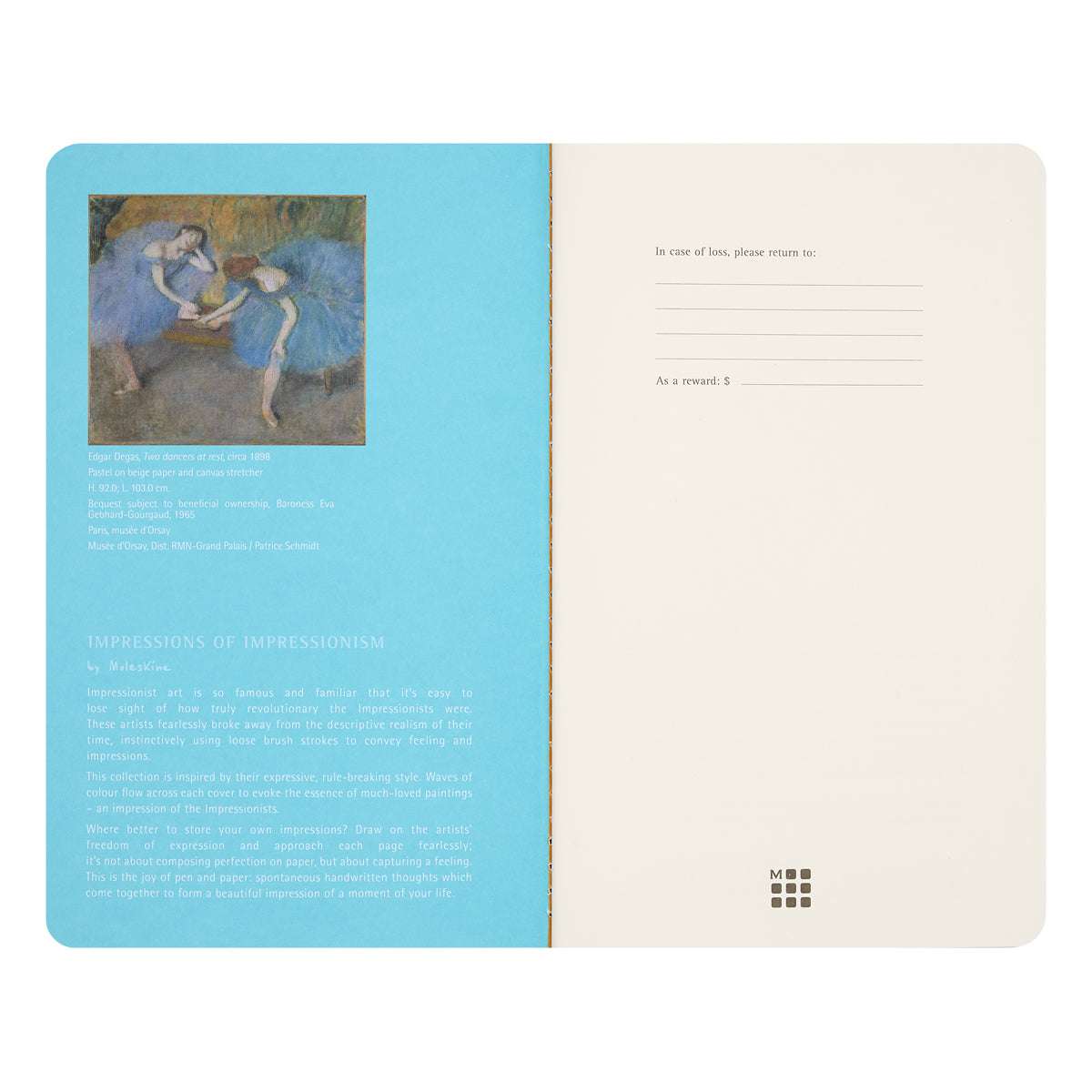 Moleskine LE Impressionism Large Plain Cahier Set