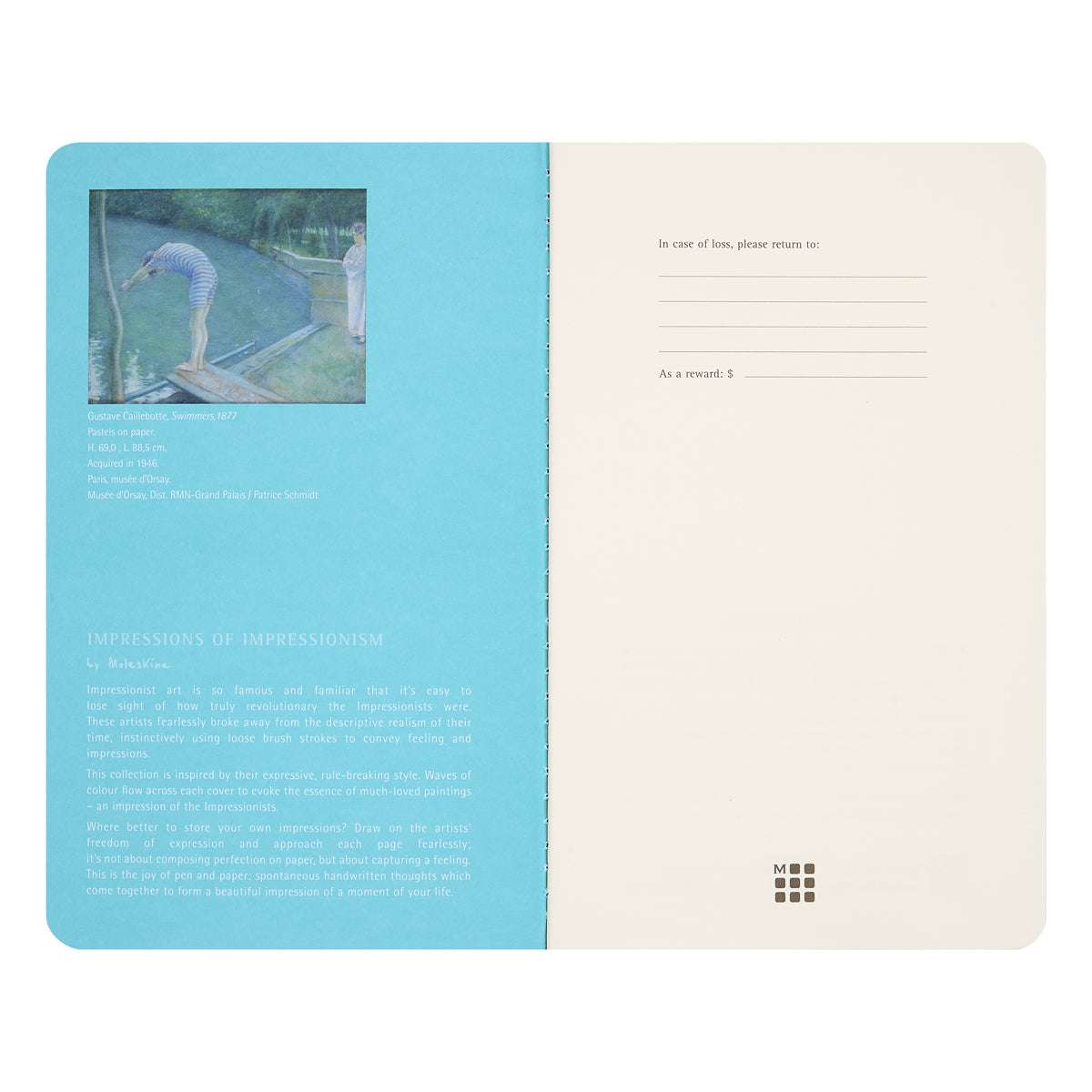 Moleskine LE Impressionism Large Plain Cahier Set