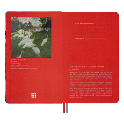Moleskine LE Impressionism Large Notebook and Pencils Gift Set