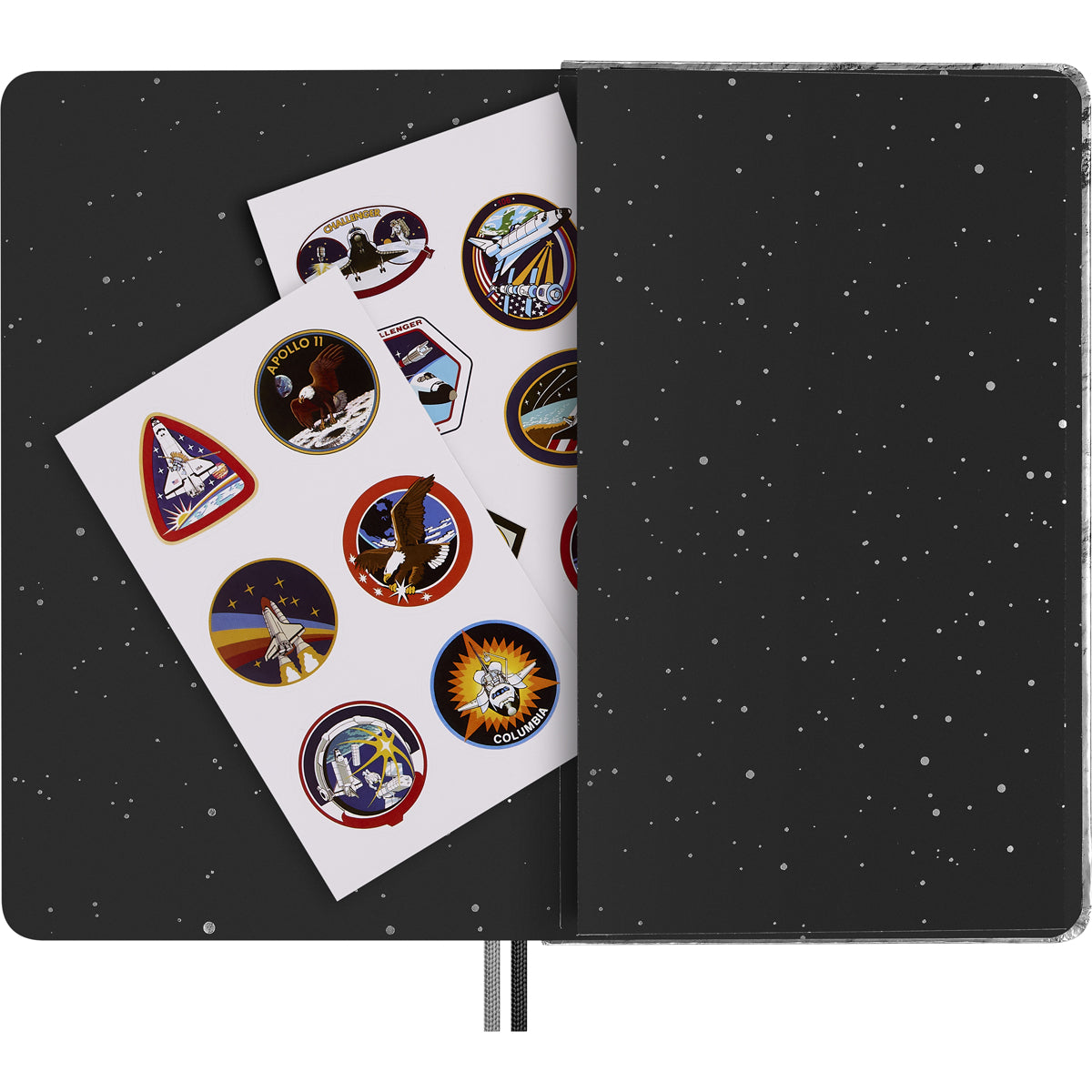 Moleskine LE NASA Set: Notebook + Blackwing Pencils + 2 Pins