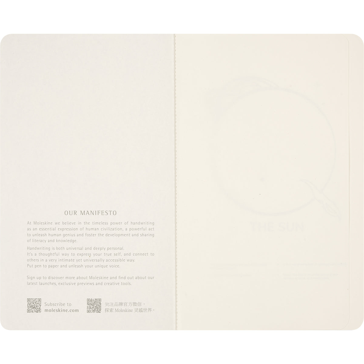 Moleskine LE NASA Large Volant Journal Plain Glow in the Dark