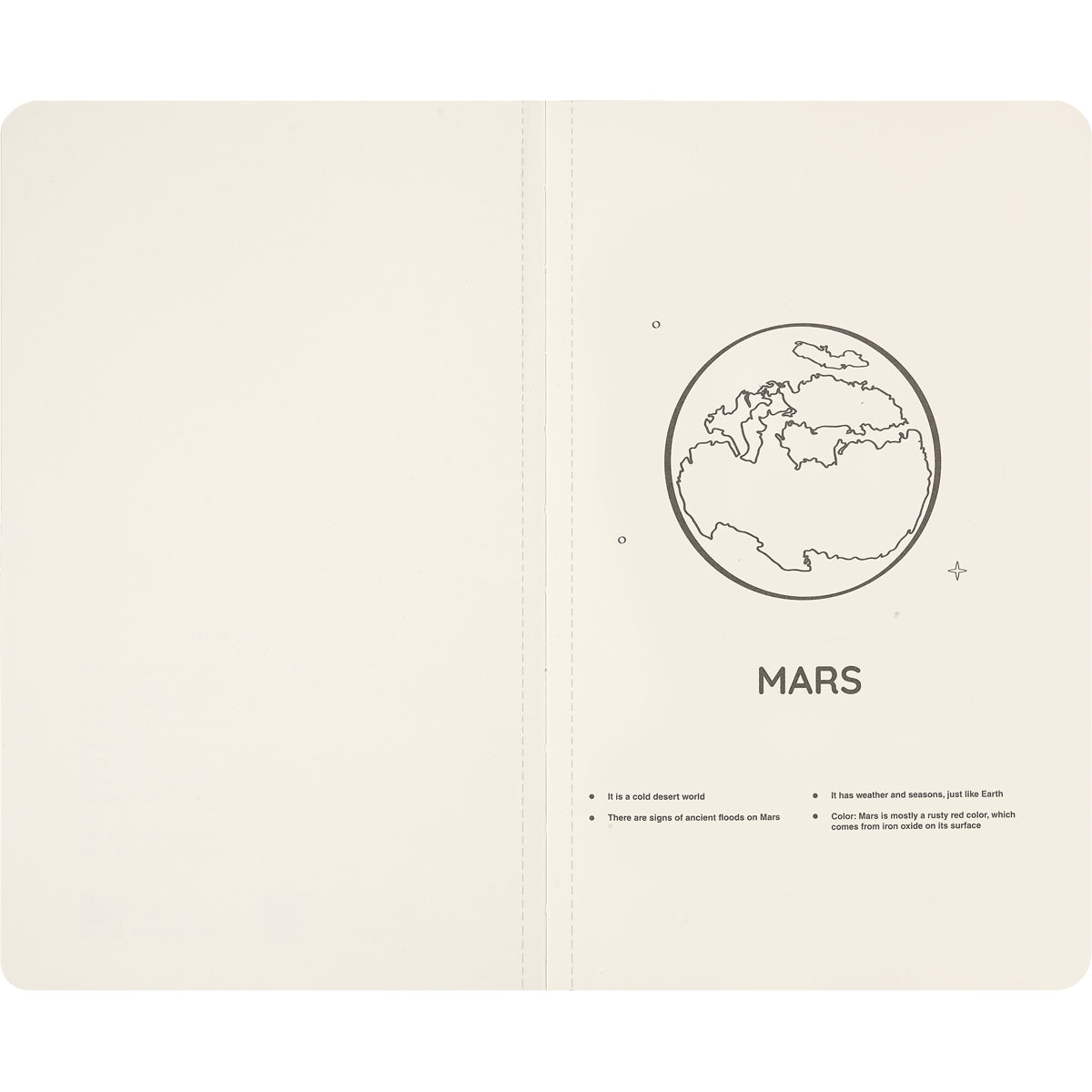 Moleskine LE NASA Large Volant Journal Plain Glow in the Dark
