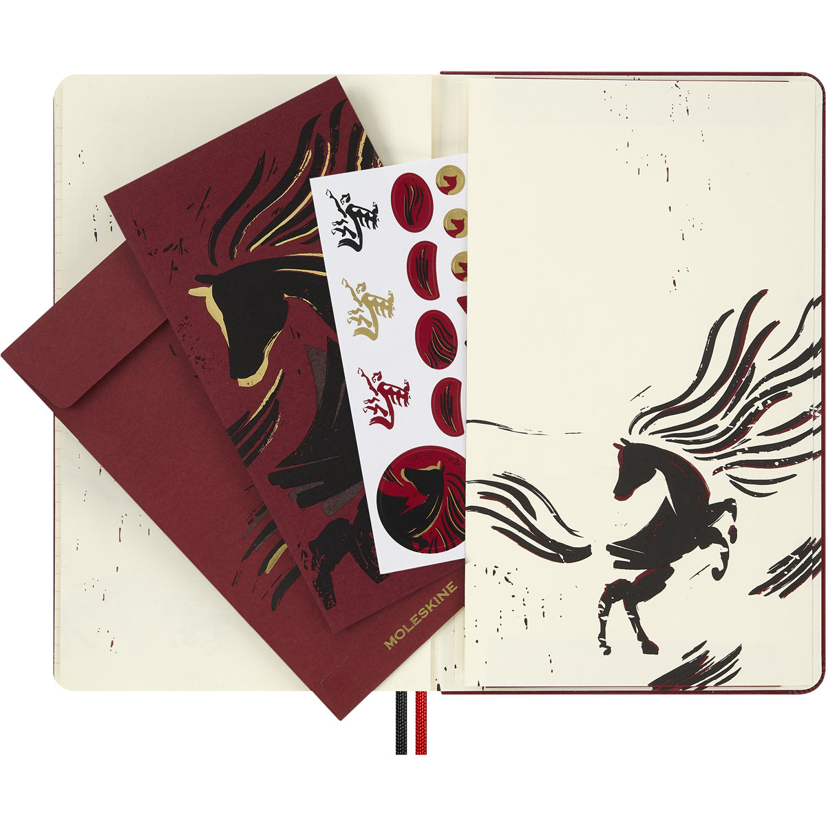 Moleskine LE YOT Horse Notebook Large Ruled Design B