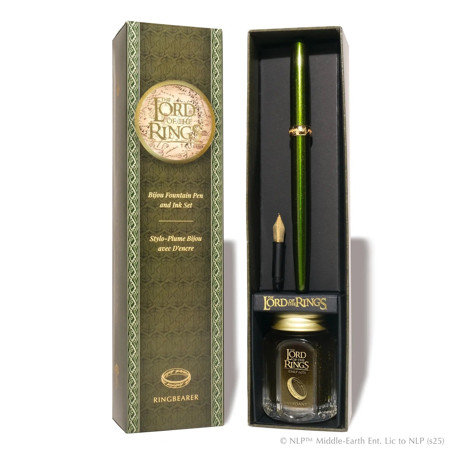 Ferris Wheel Press The Bijou Fountain Pen and 28ML Warner Bros Lord of the Rings Ringbearer Ink Set