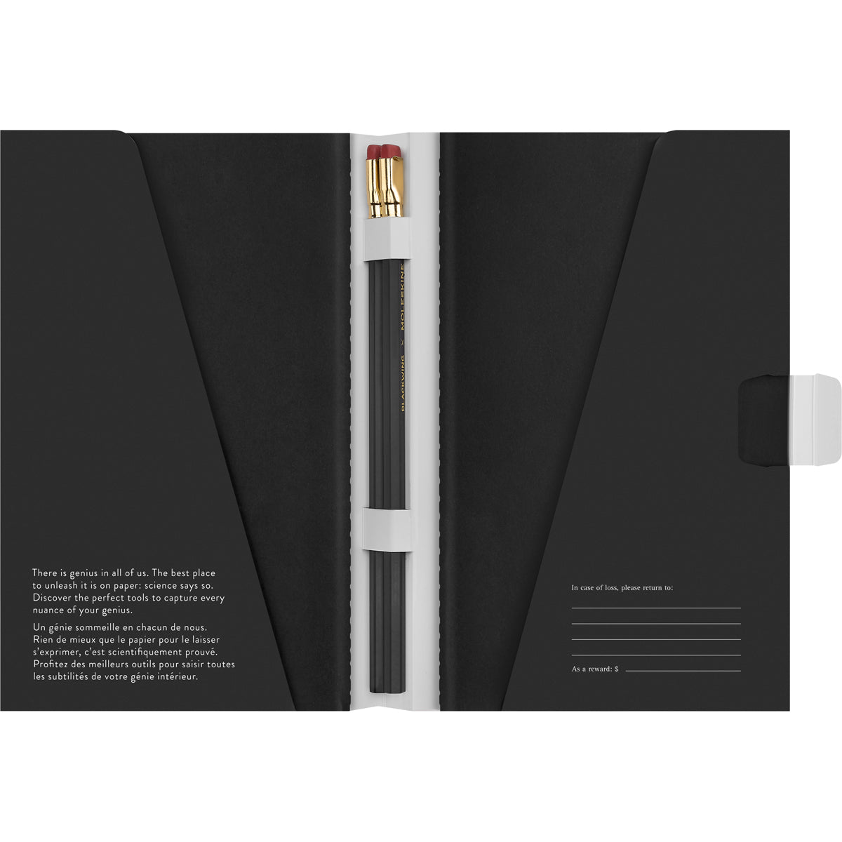 Moleskine LE Blackwing x MSK Set 2 Firm Pencils + 2 Ruled Cahier (L)