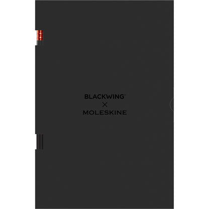 Moleskine LE Blackwing x MSK Set 2 Soft Pencils + 2 Plain Cahier (L)
