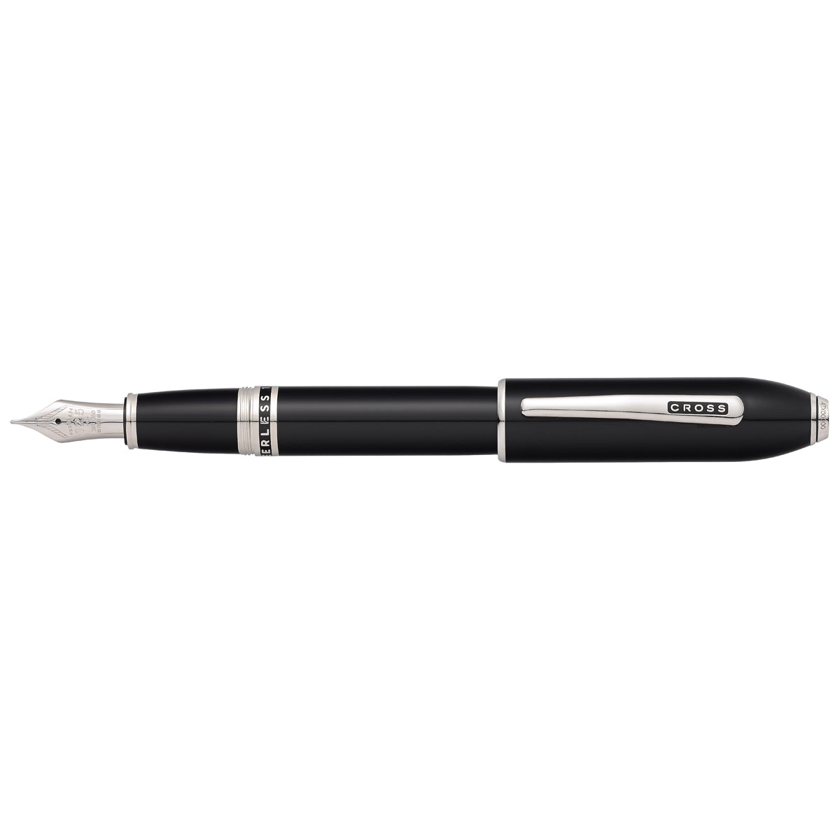 Cross Peerless 125 Obsidian Black Lacquer Fountain Pen (M nib